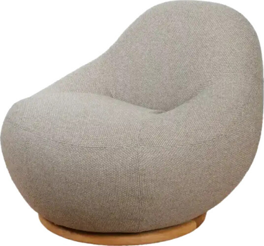 Cane line Gem lenestol m/teak dreie Light brown Rise