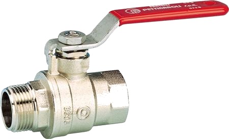 Pettinaroli Kuglehane 3/4" Muffe/Nippel Med Stålgreb