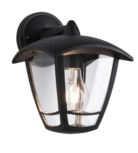 Classic vegglampe ned utendørs IP44 - Svart