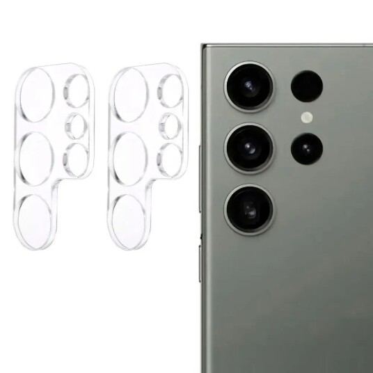 INCOVER Samsung Galaxy S24 Ultra Herdet Beskyttelsesglass for Kameralinse - 9H - Gjennomsiktig