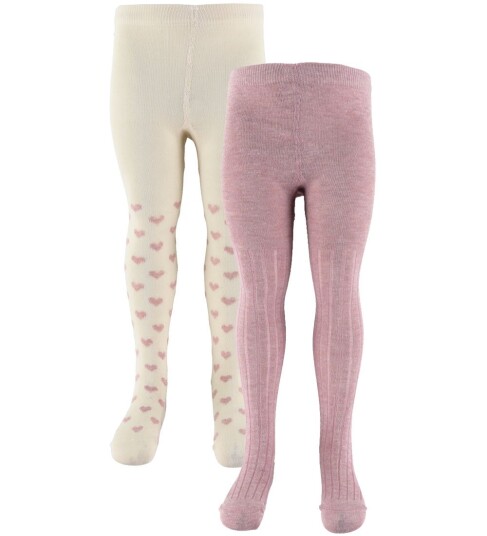 Minymo Stockings W. Pattern 2 Pack Multi/patterned 104\110 Minymo Stockings W. Pattern 2 Pack Multi/patterned 104\110
