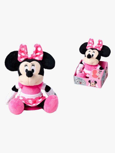 Mickey Mouse Disney Mimmi Pigg, Magnetisk Axelkompis (12 Cm) - Pink - 12 CM Mickey Mouse Disney Mimmi Pigg, Magnetisk Axelkompis (12 Cm) - Pink - 12 CM
