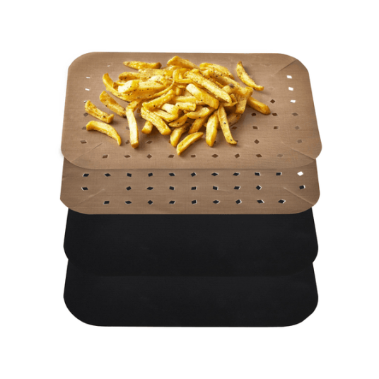 Tower Airfryer Perforert non-stick innlegg rekt 30 x 22cm 4pk Tower Airfryer Perforert non-stick innlegg rekt 30 x 22cm 4pk