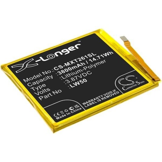 Motorola Moto Edge+ batteri (3800 mAh 3.87 V, Sort)