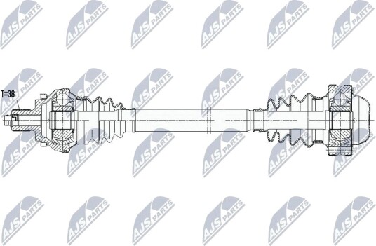 Nty Drivaksel NTY NPW AU 044