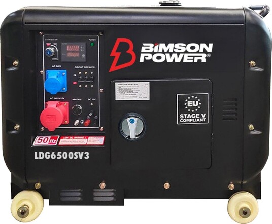 Bimson Power Aggregat 5500 w 400 v Diesel LDG6500 Bimson Power Aggregat 5500 w 400 v Diesel LDG6500