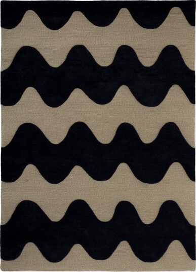 Lokki Ullteppe 140x200 cm Sort
