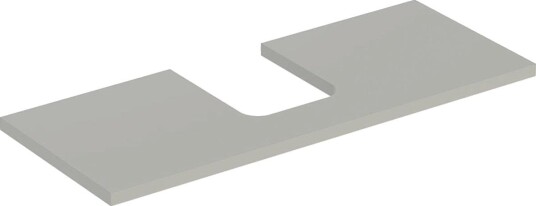Geberit One 505.275.00.7 Benkeplate 120 cm Grå