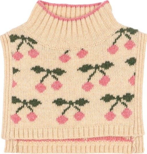 Konges Sløjd Hals   Strikk   Ull   Under   Cherry   Konges Sløjd   2 4 år (92 104)   Hals Beige Grønn Hvit Rosa