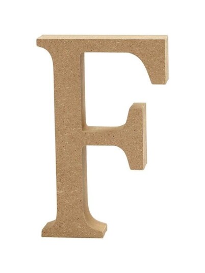 Creativ Company Letter F MDF 8cm 1pc.