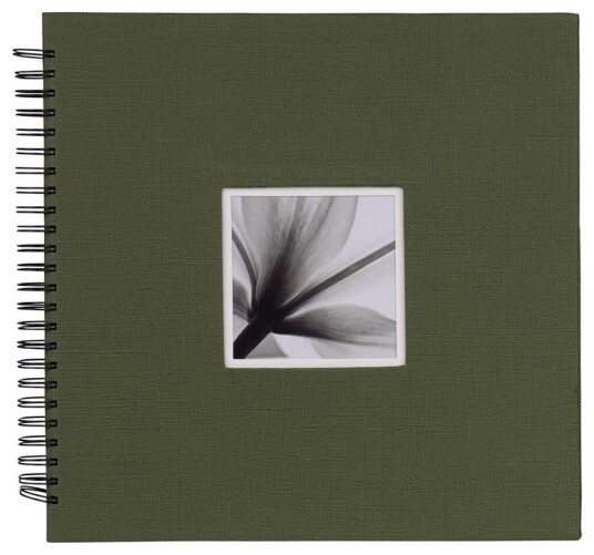 DÃRR Unitex Spiral Fotoalbum (34x34cm) Grønn DÃRR Unitex Spiral Fotoalbum (34x34cm) Grønn