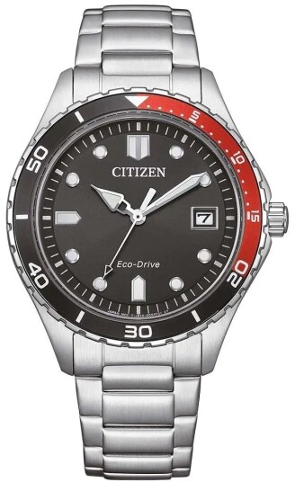 Citizen Herreklokke AW1820 81E Eco Drive Sort/Stål Ø36.8 mm Citizen Herreklokke AW1820 81E Eco Drive Sort/Stål Ø36.8 mm