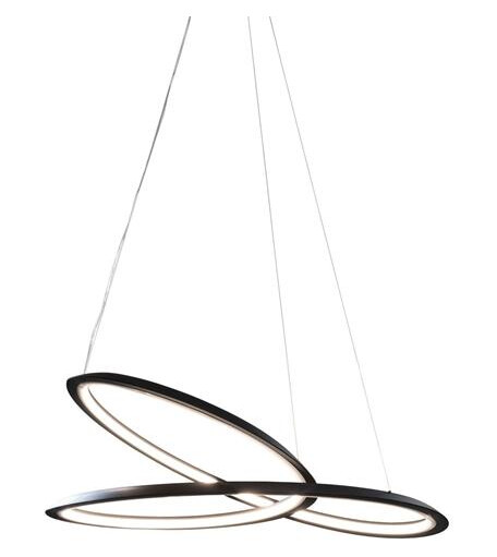 Nemo Kepler Mindre Taklampe Sort Downlight 2700K