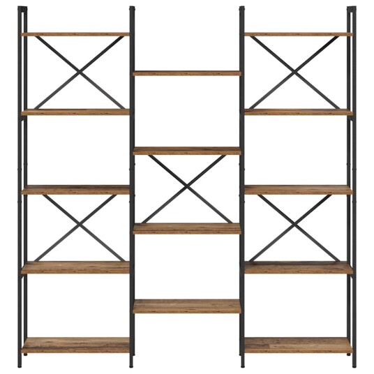 Bokhylle Gammelt tre 156 x 25 x 167.5 cm Konstruert tre