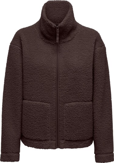ONLY Onlmegan Teddy Jacket Otw Noos - Brown - M