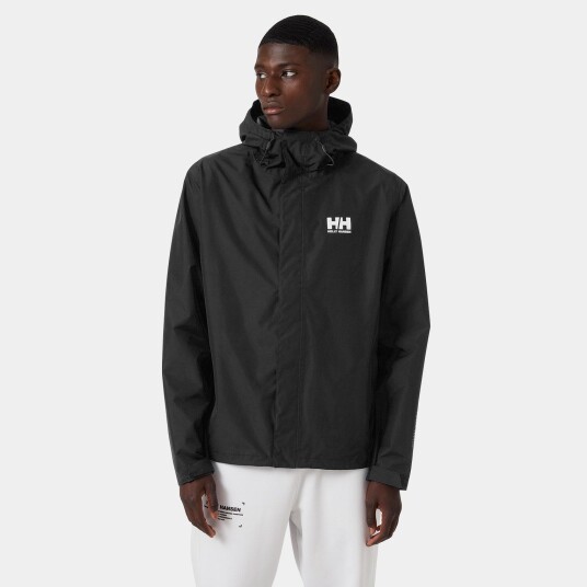 Helly Hansen Herre Seven J Utendørs Regnjakke Svart 4xl Helly Hansen Herre Seven J Utendørs Regnjakke Svart 4xl