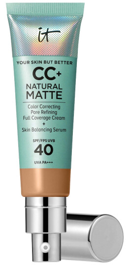 IT Cosmetics CC+ Natural Matte Foundation Tan IT Cosmetics CC+ Natural Matte Foundation Tan