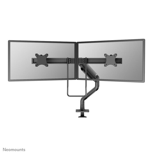 Neomounts by Newstar Select Desk Mount Double Display Crossbar Topfix Clamp and Grommet Neomounts by Newstar Select Desk Mount Double Display Crossbar Topfix Clamp and Grommet