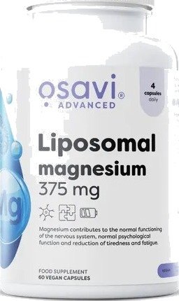 Liposomal magnesium sitrat 375 mg per porsjon – 120 vegkapsler