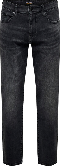 Only & Sons Weft Reg Denim Sort 34/30
