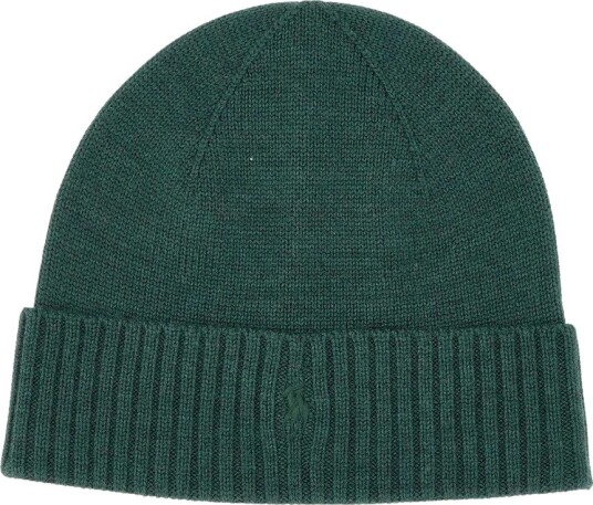 Polo Ralph Lauren Signature Pony Wool Beanie   LDGPL PINE HTHR W   One Size