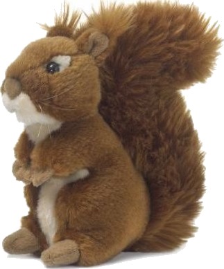 Wwf Rød Ekorn Kosedyr 15 Cm 276754