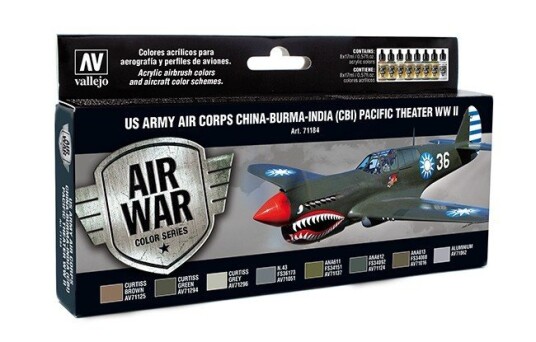 Vallejo Model Air US Army Air Corps China-Burma-India (CBI) Pacific Theater WWII