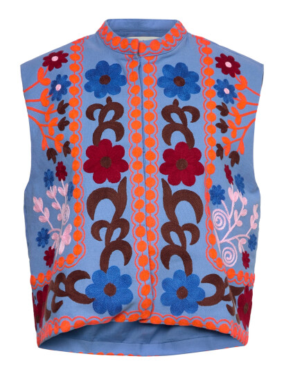 Lollys Laundry Binll Vest Sl Blue M Lollys Laundry Binll Vest Sl Blue M