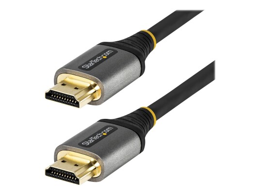 StarTech 20in (50cm) HDMI 2.1 Cable 8K - Certified Ultra High Speed HDMI Cable 48Gbps - 8K 60Hz/4K 120Hz HDR10+ eARC - Ultra HD 8K HDMI Cord -