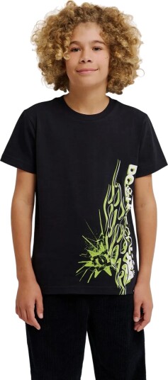 DC Dc Side Flame Hss Yth Black 128