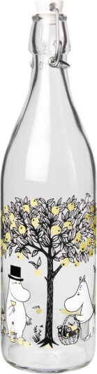 Muurla - Mummi glassflaske med patentkort 1L Epler