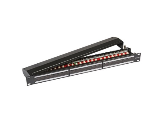 Efb Elektronik 37656.1 Cat6a Sort Metall Rackmontering 1U 482,6 Mm