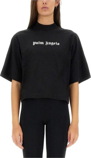 Palm Angels Dame Topper Svart S, Palm Angels Dame Topper Svart S,