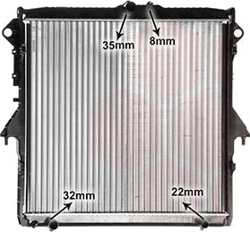 VAN WEZEL 18012731 Radiator motorkjøling