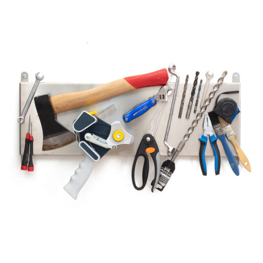 SuperMagneter Magnetlist 60 X 20 Cm For Industri - Rustfri Knivmagnet Til Næringsmiddelindustri