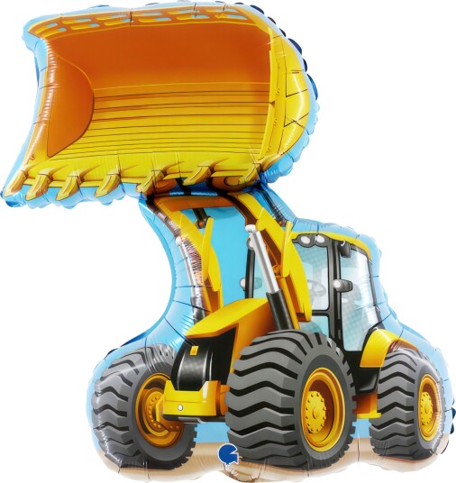 Ballongkungen Folieballong Bulldozer 249