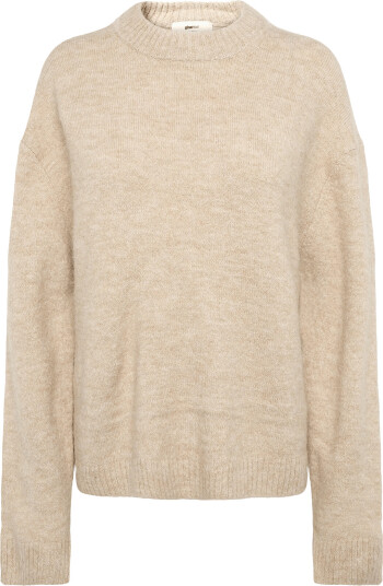Gina Tricot Crew Neck Knitted Sweater Beige S