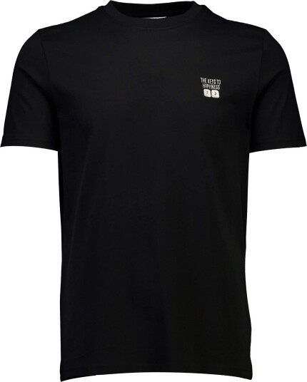 Lindbergh Embroidery Tee S/S Black L