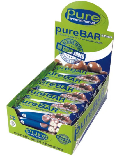 PSN Pure Bar ZERO 20x50g Crunchy milk chocolate PSN Pure Bar ZERO 20x50g Crunchy milk chocolate