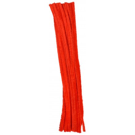 Craft Line Piperenser Rød 6mm 30cm 25 stk Craft Line Piperenser Rød 6mm 30cm 25 stk