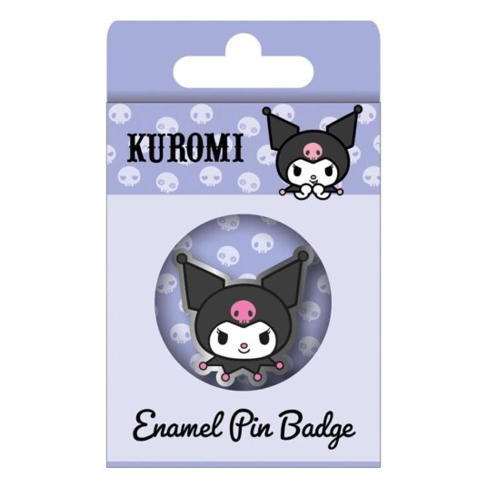 Kuromi Happy Face Enamelled Badge Kuromi Happy Face Enamelled Badge