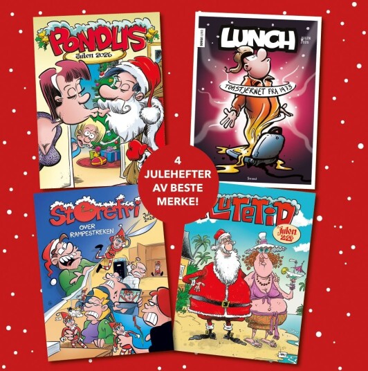 Årets julehefter 4-pack 2026