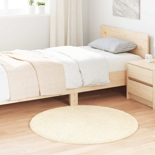  Flossteppe med lang luv NAVARRA krem 100x100 cm polyester 8721158558817