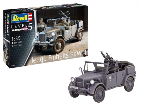 Revell 1/35 Einheits-PKW Kfz.4 Militærmodell fra 2. verdenskrig