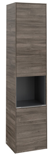 VILLEROY & BOCH SUBWAY 3.0 HØYSKAP 40X171 VENSTRE 2 DØRER & HYLLE STONE OAK HÅNDTAK I KROM VILLEROY & BOCH SUBWAY 3.0 HØYSKAP 40X171 VENSTRE 2 DØRER & HYLLE STONE OAK HÅNDTAK I KROM