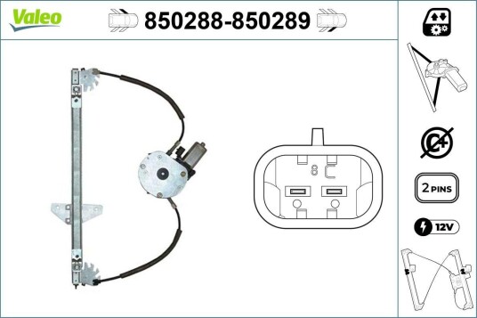 Vindusheis VALEO 850288