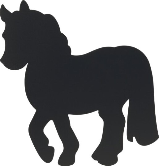 Securit® Silhuet Hest Vægtavle I Sort Securit® Silhuet Hest Vægtavle I Sort