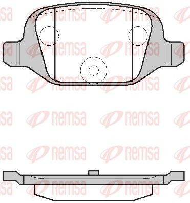 Bremseklosser REMSA 0727.00 Bremseklosser REMSA 0727.00
