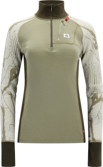 Aclima Warmwool Lars Monsen Polo Dame Nature Femund M