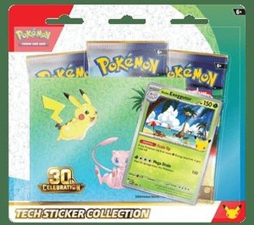 Pokemon 30th Celebration: Alolan Exeggutor Tech Sticker Collection Pokemon 30th Celebration: Alolan Exeggutor Tech Sticker Collection
